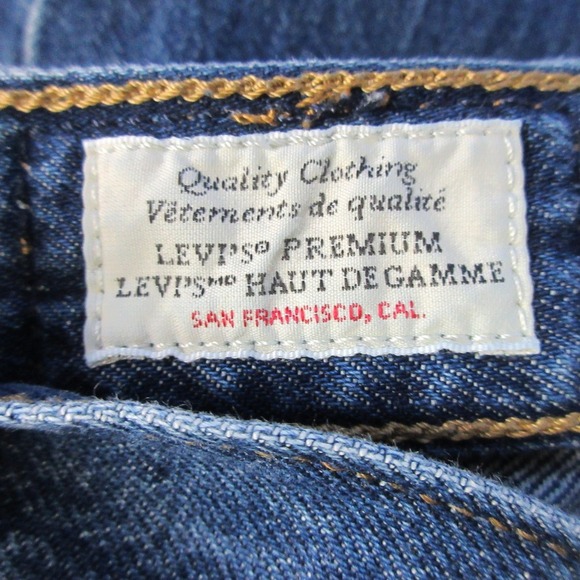Levis Premium Dad Jeans Womens 30 Blue Denim Baggy Cotton Relaxed Casual 624 - Picture 4 of 12